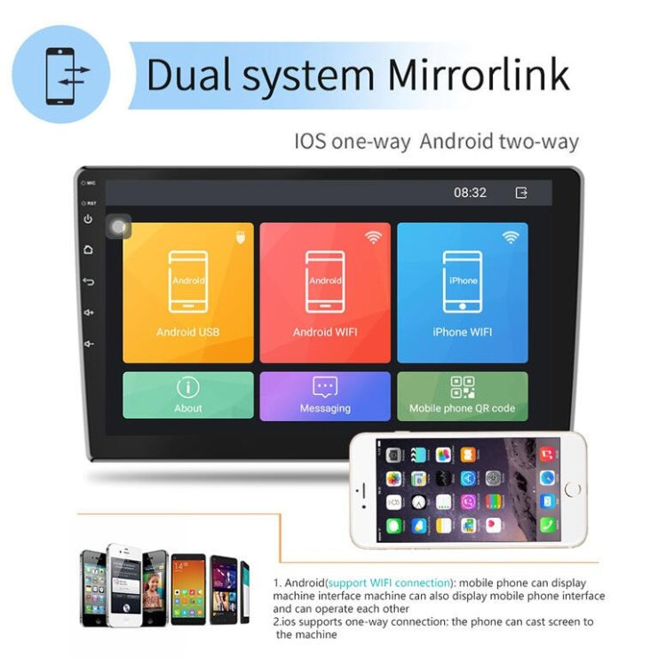 Universal Machine Android Smart Navigation Car Navigation DVD Reversing Video Integrated Machine, 9inch 1+16G Standard, 9inch 2+16G Standard, 9inch 2+32G Standard, 10inch 1+16G Standard, 10inch 2+16G Standard, 10inch 2+32G Standard���������������������...
