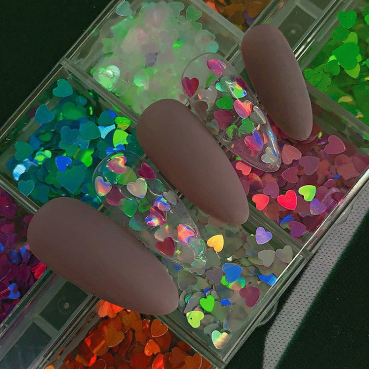 2 PCS Nail Art Butterfly Laser Symphony Sequins, 12, 17, 19, 22, 24