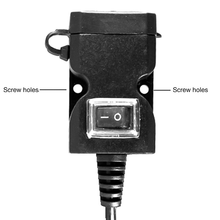 Dual USB Port 12V Waterproof Motorbike Motorcycle Handlebar Charger 5V 1A/2.1A Adapter Power Supply Socket for Phone Mobile