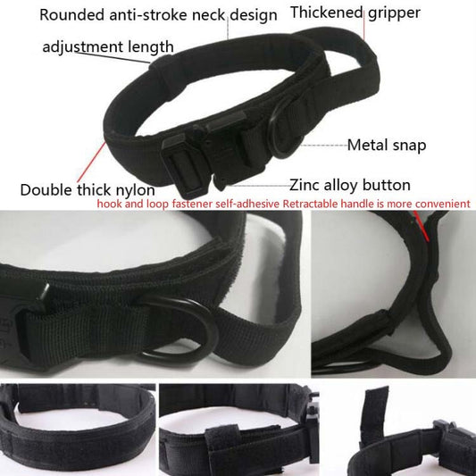 Nylon Thickened Large And Medium-Sized Dog Traction Collar Pet Collar