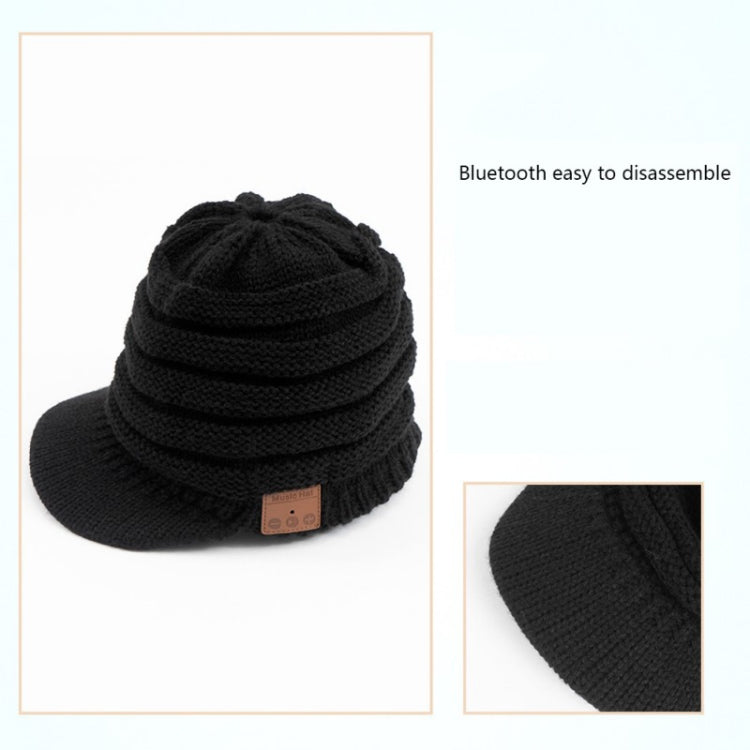 YZ Binaural Call Music Bluetooth Cap Winter Warm Wireless Headset Cap