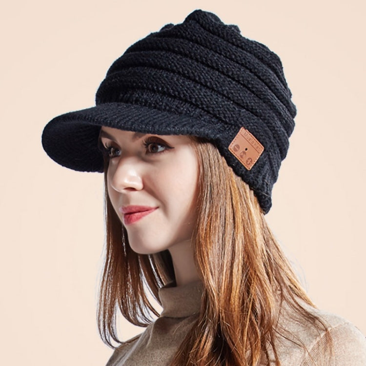 YZ Binaural Call Music Bluetooth Cap Winter Warm Wireless Headset Cap