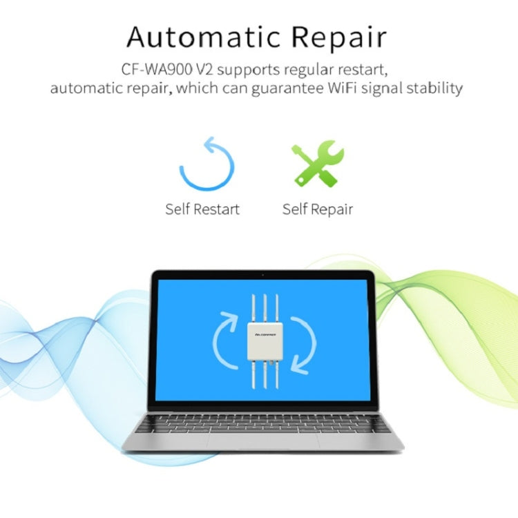 COMFAST CF-WA900 V2 1750Mbps Outdoor WiFi Dual Band High Power Wireless Base Station, US/EU Plug