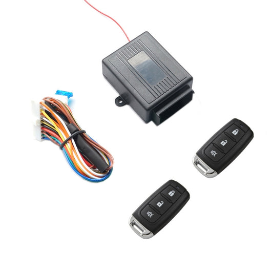 3pcs /Set Car Keyless Entry Remote Control Central Lock Universal Waterproof Three-Button Shell With Positive And Negative Tail Box