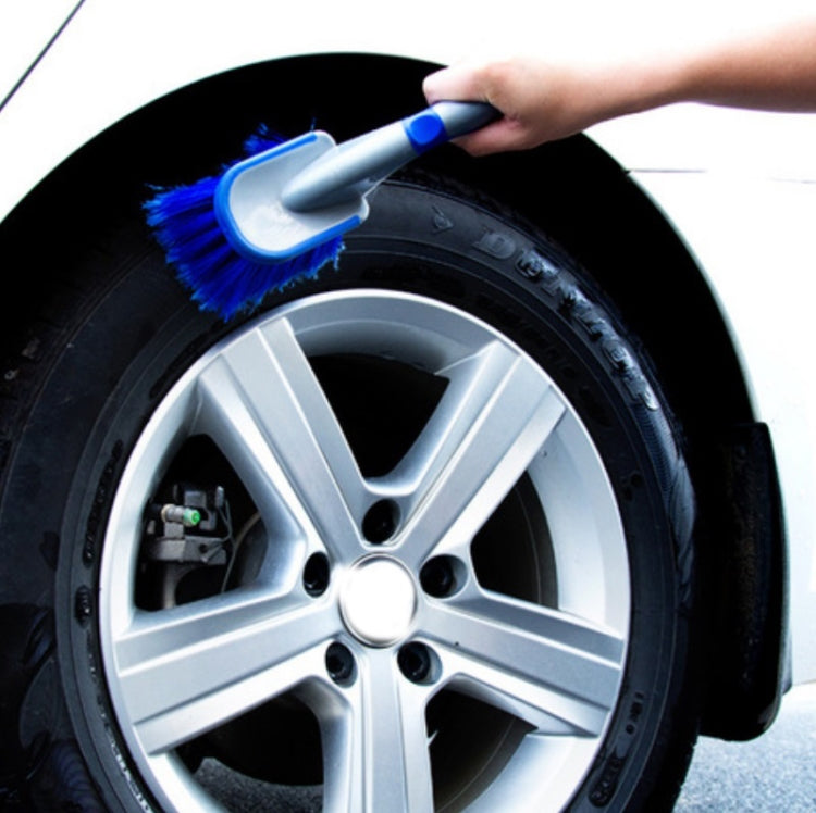 3 PCS Wheel Hub Long-Handled Brush Special Tool For Powerful Decontamination & Cleaning Of Tires