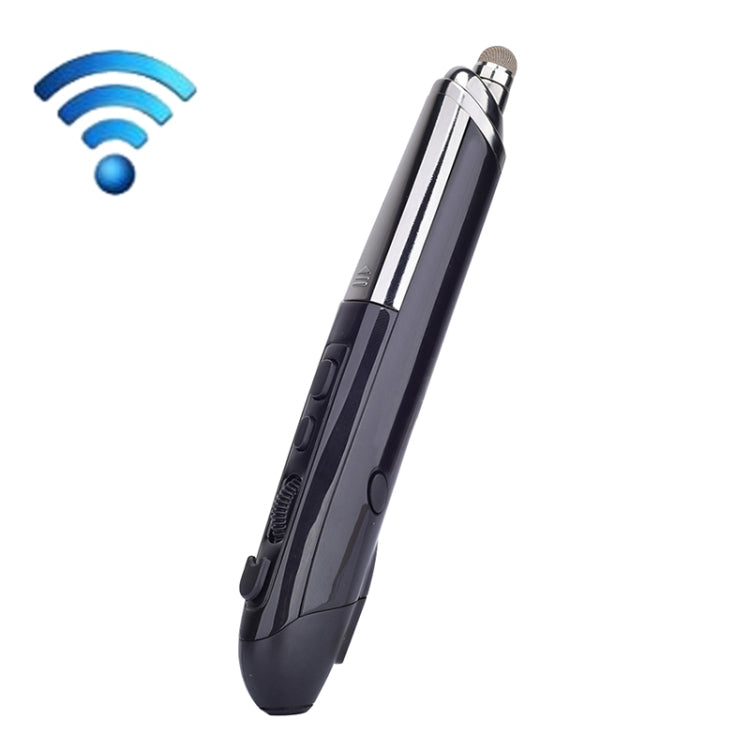 PR-08 1600DPI 6 Keys 2.4G Wireless Electronic Whiteboard Pen Multi-Function Pen Mouse PPT Flip Pen