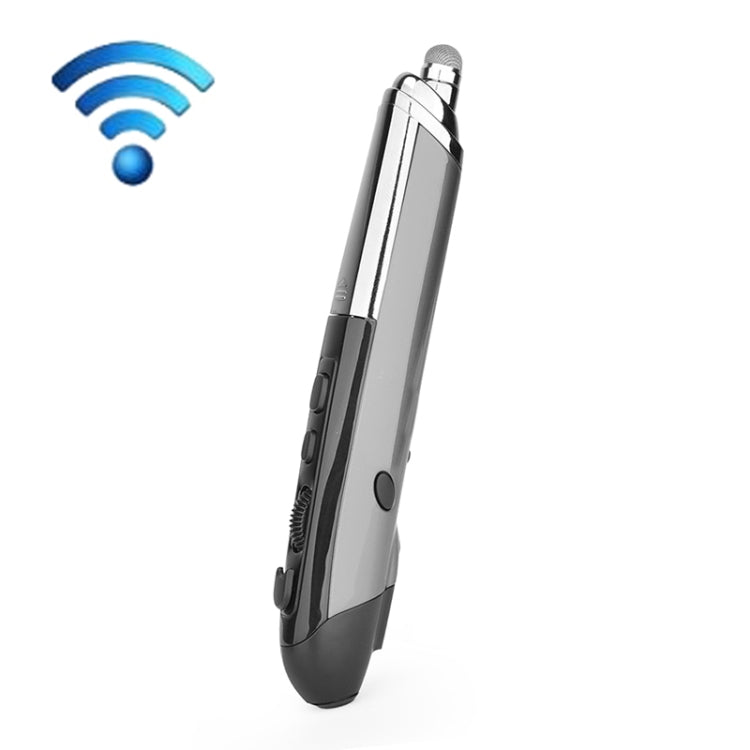 PR-08 1600DPI 6 Keys 2.4G Wireless Electronic Whiteboard Pen Multi-Function Pen Mouse PPT Flip Pen