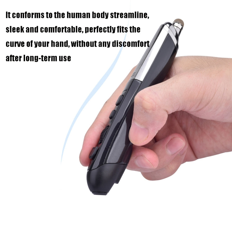 PR-08 1600DPI 6 Keys 2.4G Wireless Electronic Whiteboard Pen Multi-Function Pen Mouse PPT Flip Pen