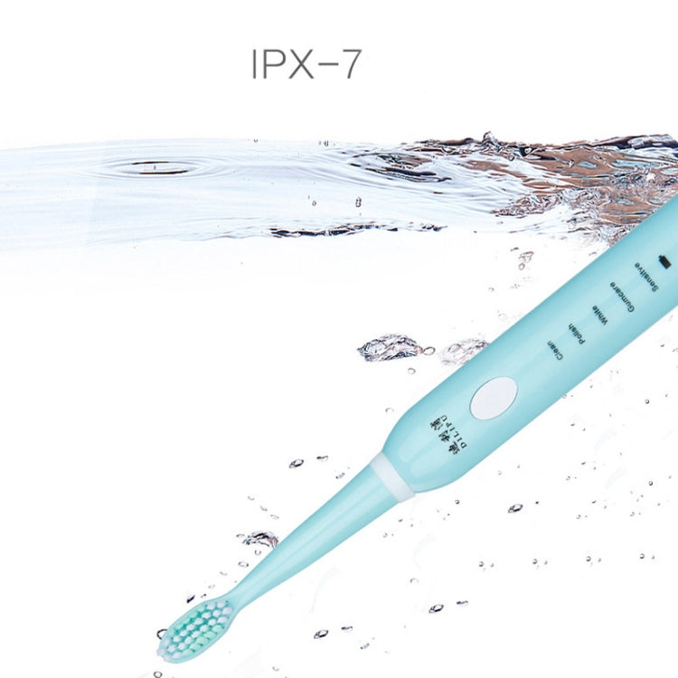 DELIPU Electric Toothbrush Rechargeable Sonic 5-Speed Adjustment Children Adult Household Waterproof Soft Hair Whitening Toothbrush, USB Charging Cable  (Blue), USB Charging Cable (White), USB Charging Stand (Blue), USB Charging Stand(Pink)������������...