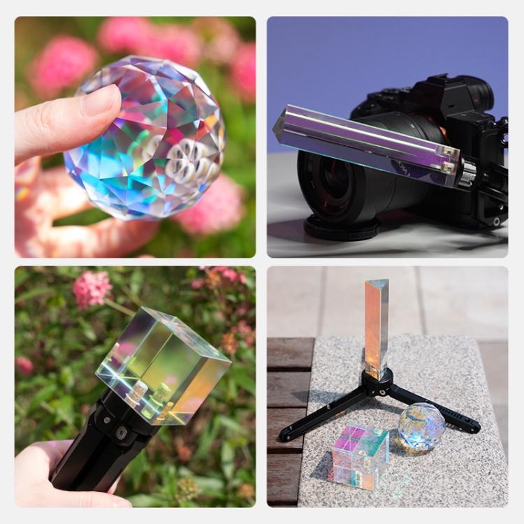 Crystal Photography Foreground Blur Film And Television Props, Round, Square, Triangular Prism, 3 in 1 with Tripod Set, Round Coating Upgrade, Square Coating Upgrade, Triangular Prism Coating Upgrade, 3 in 1 with Tripod Coating Upgrade