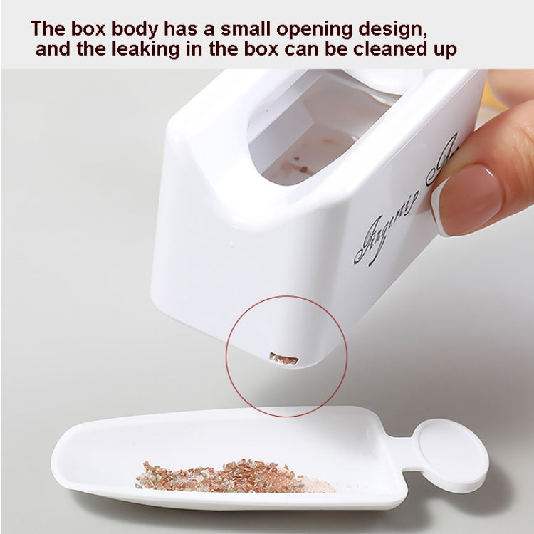 Nail Art Double-Layer Powder Jewelry Recycling Box Portable Infiltration Powder Container Manicure Tool