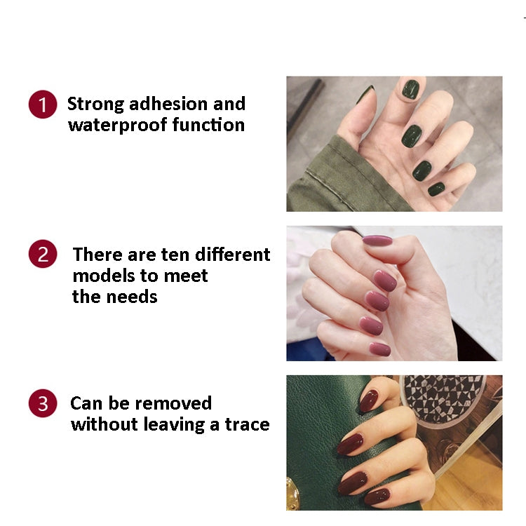 100 Sheets Jelly Glue Nail Double-Sided Adhesive Film Yellow Glue Nail Sticker, 24 Stickers/sheet Ultra-thin 0.3mm Thick