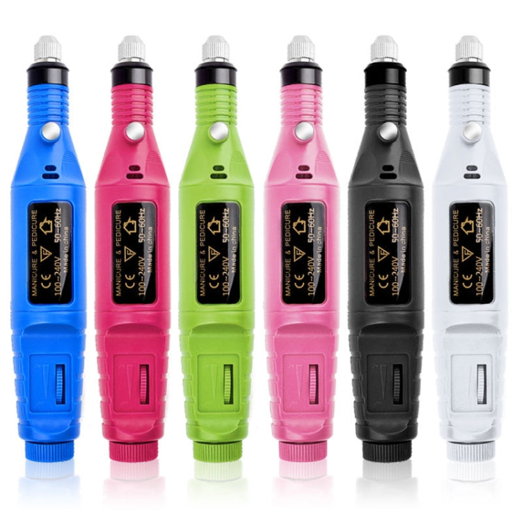 Mini Electrical Nail Grinding Machine USB Portable Electrical Grinder Set, USB White, USB Green, USB Pink, USB Black, USB Rose Red, USB Blue