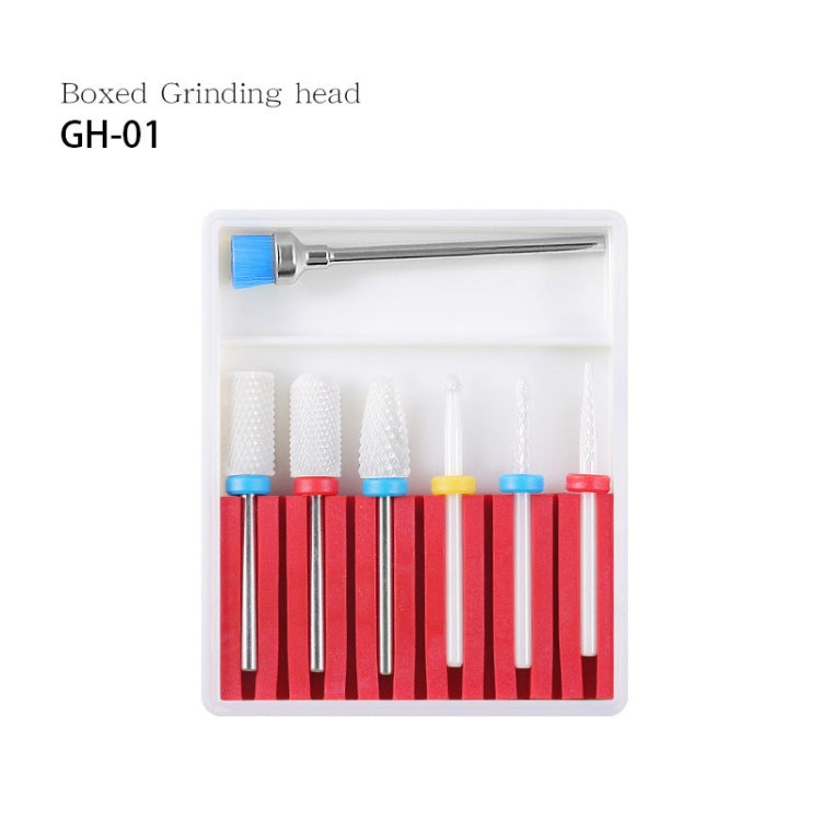 Nail Art Ceramic Tungsten Steel Alloy Grinding Heads Set Grinder Polishing Tool, GH-01, GH-02, GH-03, GH-05, GH-06, GH-07, GH-08, GH-09, GH-10