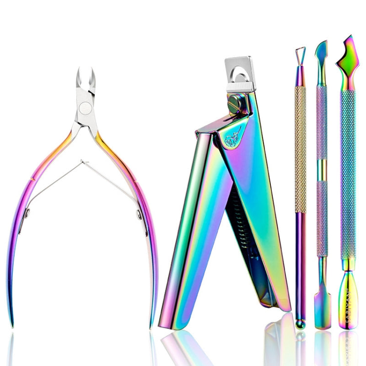FABIYAN Nail Art Scissors Set Stainless Steel Nail Clippers Dead Skin Scissors Remover Steel Push, Set 1, Set 2, Set 3, Set 4, Set 5