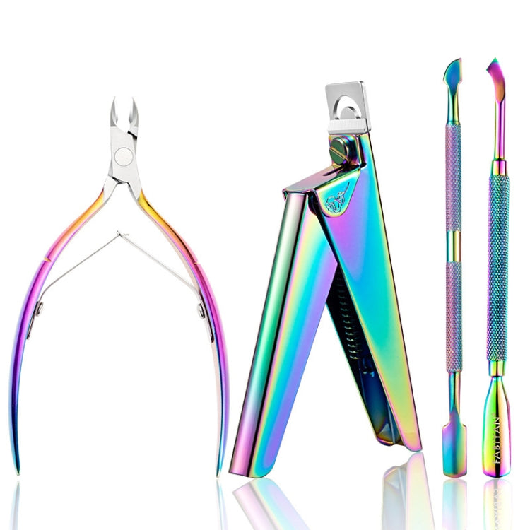 FABIYAN Nail Art Scissors Set Stainless Steel Nail Clippers Dead Skin Scissors Remover Steel Push, Set 1, Set 2, Set 3, Set 4, Set 5