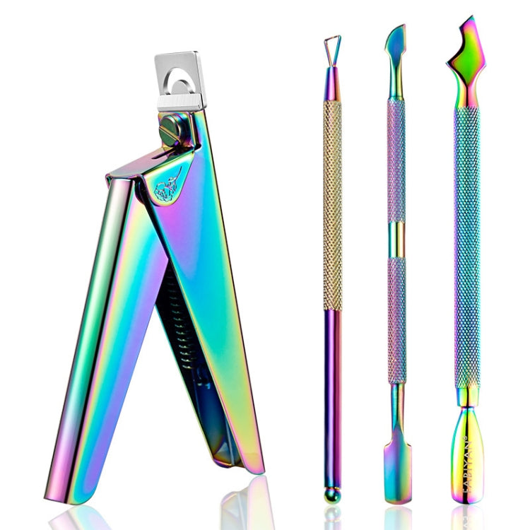 FABIYAN Nail Art Scissors Set Stainless Steel Nail Clippers Dead Skin Scissors Remover Steel Push, Set 1, Set 2, Set 3, Set 4, Set 5