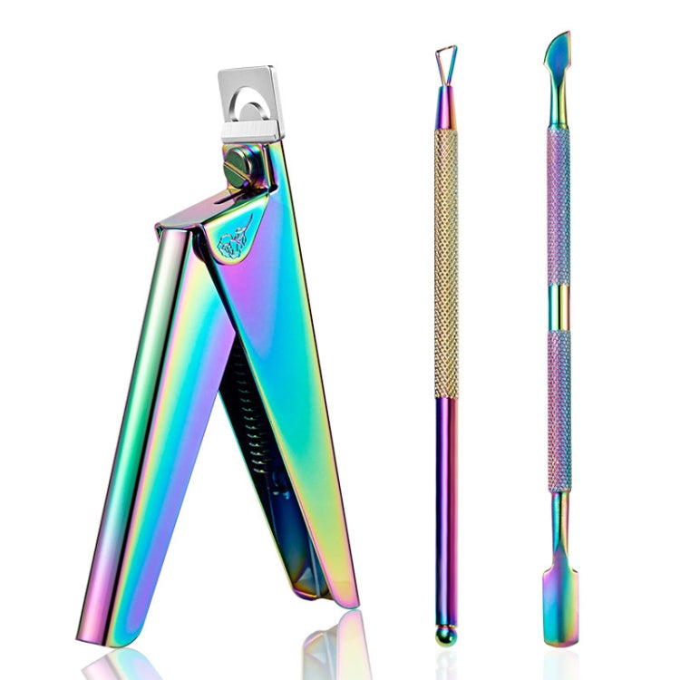 FABIYAN Nail Art Scissors Set Stainless Steel Nail Clippers Dead Skin Scissors Remover Steel Push, Set 1, Set 2, Set 3, Set 4, Set 5