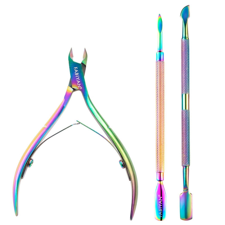 FABIYAN Stainless Steel Dead Skin Shear Steel Push Nail Art Tool Set, Specification: Set 3, Set 1, Set 2, Set 3, 3 Sets  Set 4, Set 5, Set 6, Set 7, Set 8, Set 9, Set 11, Set 12, Set 13, Set 14, Set 15, Set 16