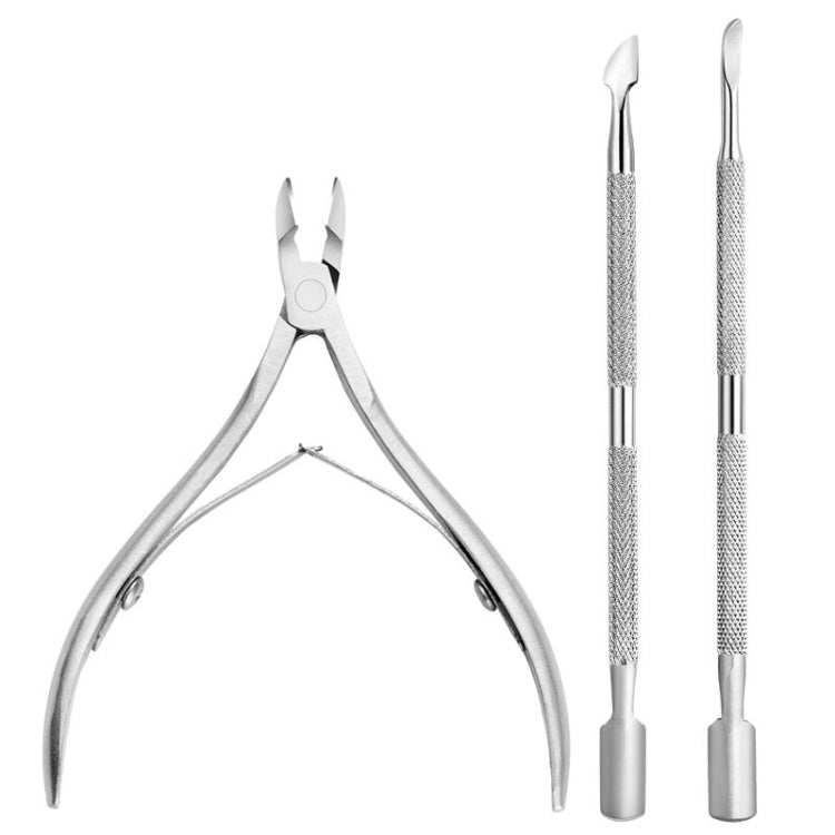 FABIYAN Stainless Steel Dead Skin Shear Steel Push Nail Art Tool Set, Specification: Set 3, Set 1, Set 2, Set 3, 3 Sets  Set 4, Set 5, Set 6, Set 7, Set 8, Set 9, Set 11, Set 12, Set 13, Set 14, Set 15, Set 16