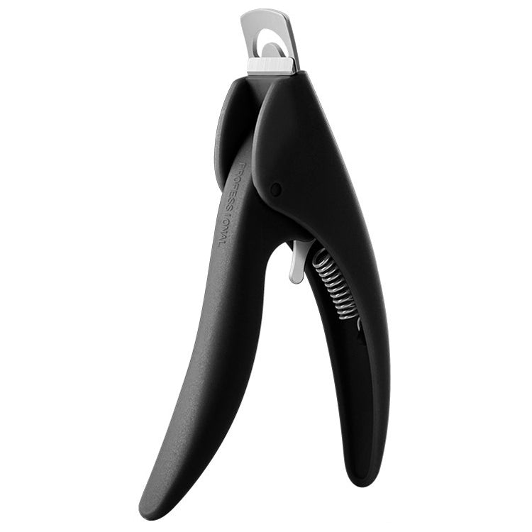 Nail Scissors U-Shaped Scissors DIY French Nail Fake Nail Scissors, Specification: Light Blue, Black, Rose Red, Blue With Hood, Black With Hood, Orange With Hood, Rose Red With Hood, Light Blue