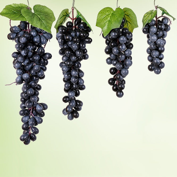 Simulation Fruit Simulation Grapes PVC with Cream Grape Shoot Props, 4 Bunches 36 Black Grapes, 4 Bunches 36 Green Grapes, 4 Bunches 36 Red Grapes, 4 Bunches 36 Grain Agate Grapes, 4 Bunches 36 Purple Grapes, 4 Bunches 60 Black Grapes������������������...