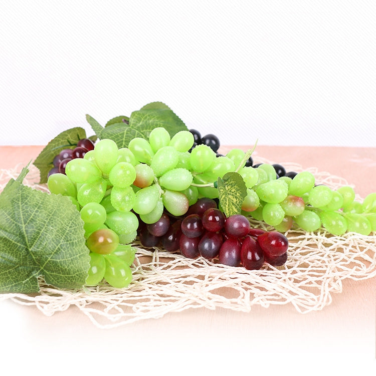 Simulation Fruit Simulation Grapes PVC with Cream Grape Shoot Props, 4 Bunches 36 Black Grapes, 4 Bunches 36 Green Grapes, 4 Bunches 36 Red Grapes, 4 Bunches 36 Grain Agate Grapes, 4 Bunches 36 Purple Grapes, 4 Bunches 60 Black Grapes������������������...