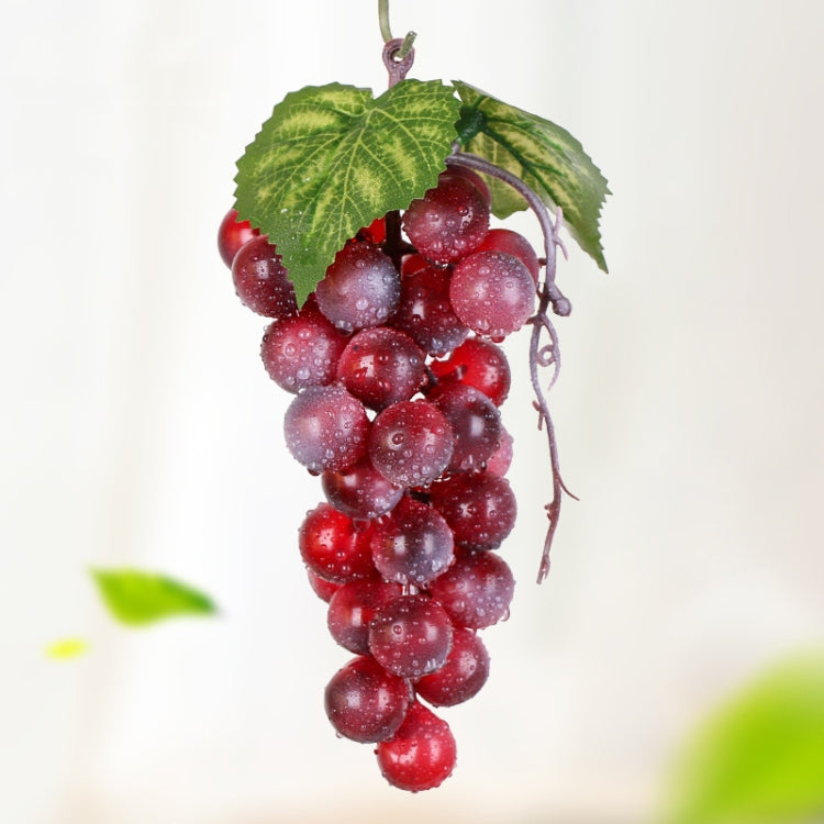 Simulation Fruit Simulation Grapes PVC with Cream Grape Shoot Props, 4 Bunches 36 Black Grapes, 4 Bunches 36 Green Grapes, 4 Bunches 36 Red Grapes, 4 Bunches 36 Grain Agate Grapes, 4 Bunches 36 Purple Grapes, 4 Bunches 60 Black Grapes������������������...