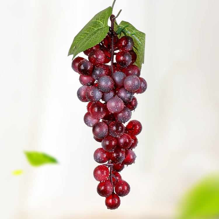 Simulation Fruit Simulation Grapes PVC with Cream Grape Shoot Props, 4 Bunches 36 Black Grapes, 4 Bunches 36 Green Grapes, 4 Bunches 36 Red Grapes, 4 Bunches 36 Grain Agate Grapes, 4 Bunches 36 Purple Grapes, 4 Bunches 60 Black Grapes������������������...