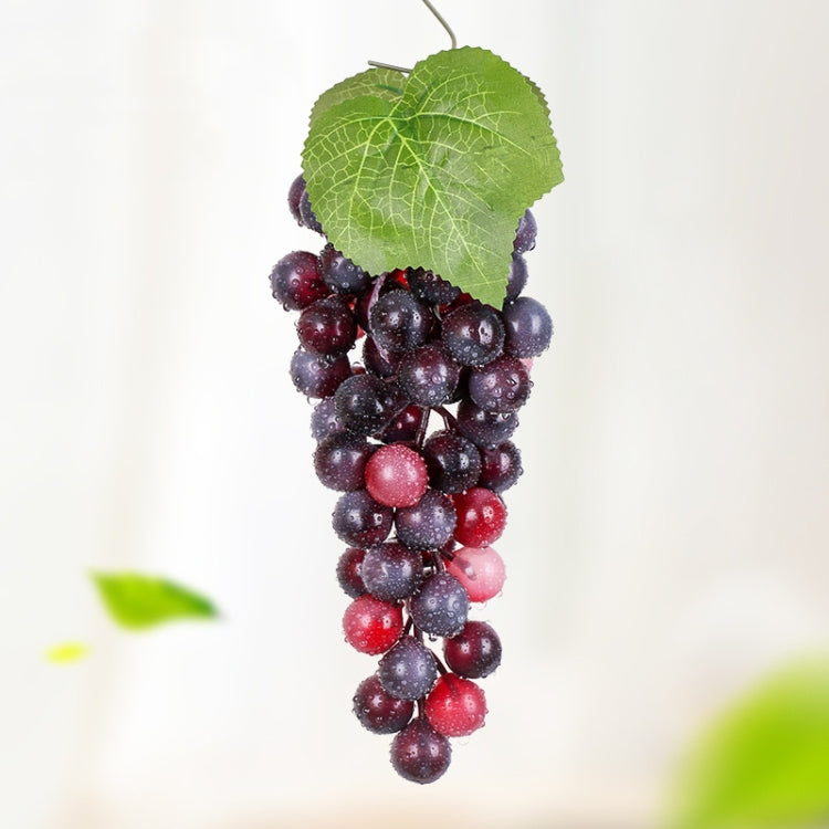 Simulation Fruit Simulation Grapes PVC with Cream Grape Shoot Props, 4 Bunches 36 Black Grapes, 4 Bunches 36 Green Grapes, 4 Bunches 36 Red Grapes, 4 Bunches 36 Grain Agate Grapes, 4 Bunches 36 Purple Grapes, 4 Bunches 60 Black Grapes������������������...