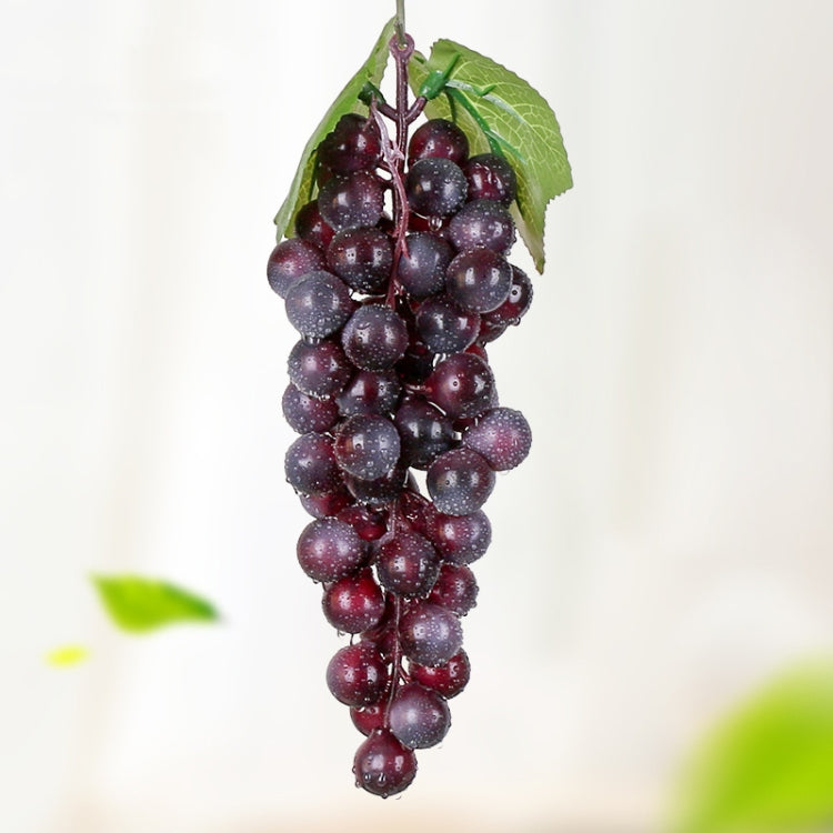 Simulation Fruit Simulation Grapes PVC with Cream Grape Shoot Props, 4 Bunches 36 Black Grapes, 4 Bunches 36 Green Grapes, 4 Bunches 36 Red Grapes, 4 Bunches 36 Grain Agate Grapes, 4 Bunches 36 Purple Grapes, 4 Bunches 60 Black Grapes������������������...