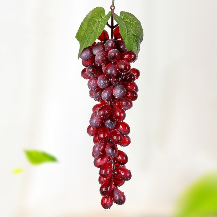 Simulation Fruit Simulation Grapes PVC with Cream Grape Shoot Props, 4 Bunches 36 Black Grapes, 4 Bunches 36 Green Grapes, 4 Bunches 36 Red Grapes, 4 Bunches 36 Grain Agate Grapes, 4 Bunches 36 Purple Grapes, 4 Bunches 60 Black Grapes������������������...
