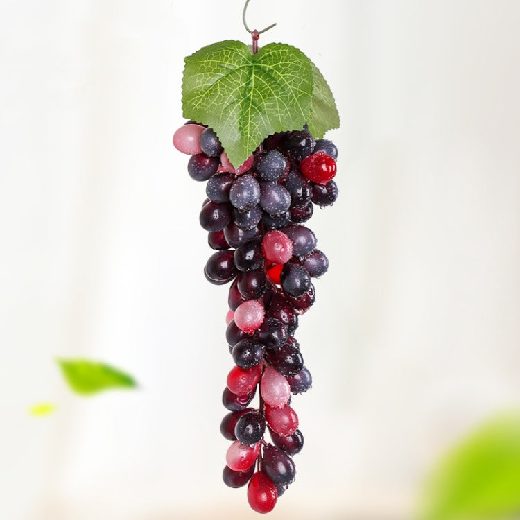 Simulation Fruit Simulation Grapes PVC with Cream Grape Shoot Props, 4 Bunches 36 Black Grapes, 4 Bunches 36 Green Grapes, 4 Bunches 36 Red Grapes, 4 Bunches 36 Grain Agate Grapes, 4 Bunches 36 Purple Grapes, 4 Bunches 60 Black Grapes������������������...