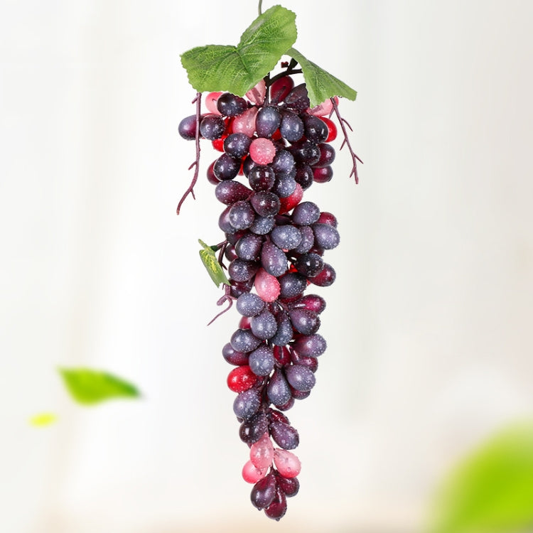 Simulation Fruit Simulation Grapes PVC with Cream Grape Shoot Props, 4 Bunches 36 Black Grapes, 4 Bunches 36 Green Grapes, 4 Bunches 36 Red Grapes, 4 Bunches 36 Grain Agate Grapes, 4 Bunches 36 Purple Grapes, 4 Bunches 60 Black Grapes������������������...