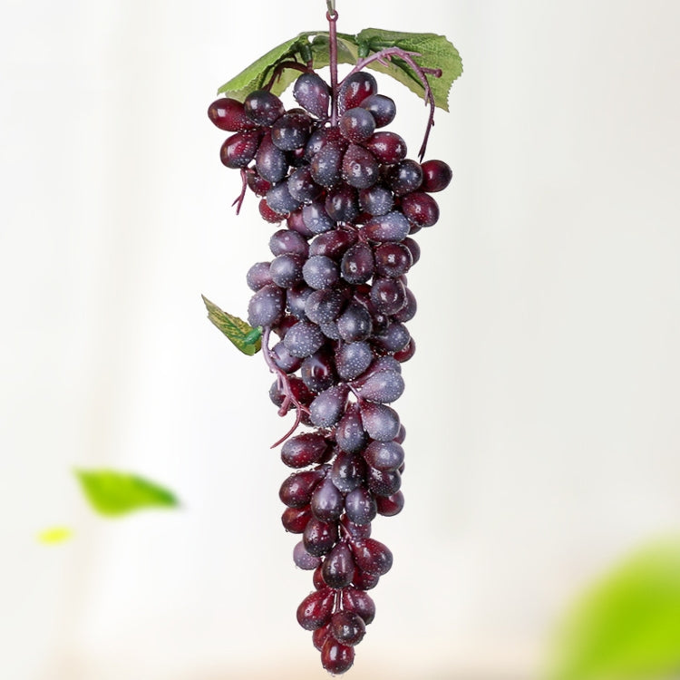 Simulation Fruit Simulation Grapes PVC with Cream Grape Shoot Props, 4 Bunches 36 Black Grapes, 4 Bunches 36 Green Grapes, 4 Bunches 36 Red Grapes, 4 Bunches 36 Grain Agate Grapes, 4 Bunches 36 Purple Grapes, 4 Bunches 60 Black Grapes������������������...