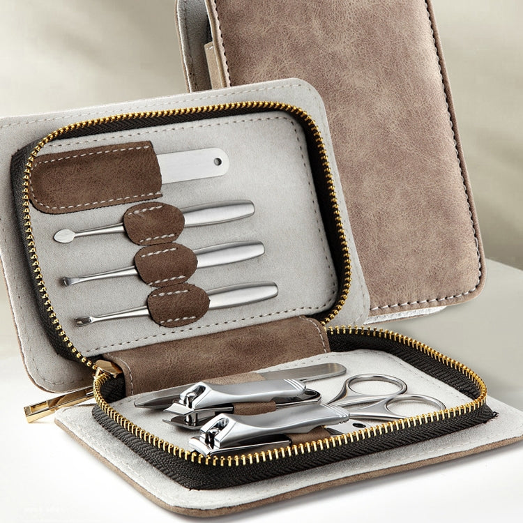 8 In 1 Nail Shear Manicure Tools Stainless Steel Nail Clippers Ordinary Nose Hair Clipper, Eagle Nose Pliers, Ordinary, Eagle Nose Pliers Nose Hair Clipper, Ordinary Nose Hair Clipper
