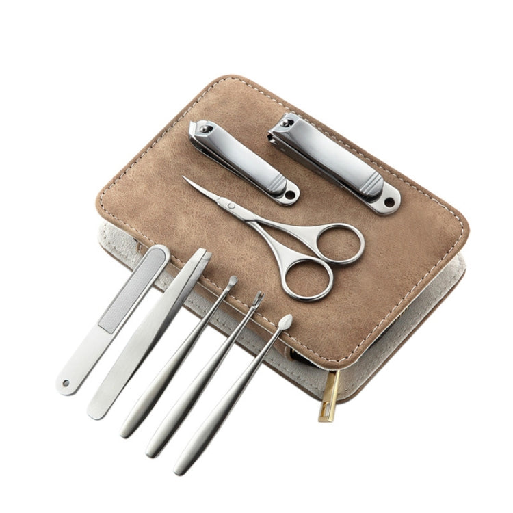 8 In 1 Nail Shear Manicure Tools Stainless Steel Nail Clippers Ordinary Nose Hair Clipper, Eagle Nose Pliers, Ordinary, Eagle Nose Pliers Nose Hair Clipper, Ordinary Nose Hair Clipper