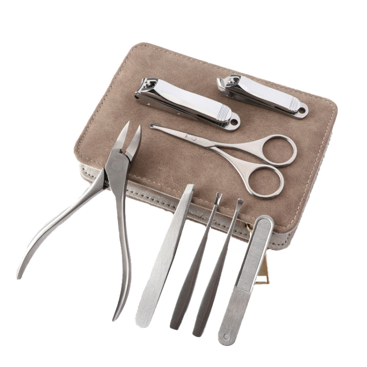 8 In 1 Nail Shear Manicure Tools Stainless Steel Nail Clippers Ordinary Nose Hair Clipper, Eagle Nose Pliers, Ordinary, Eagle Nose Pliers Nose Hair Clipper, Ordinary Nose Hair Clipper