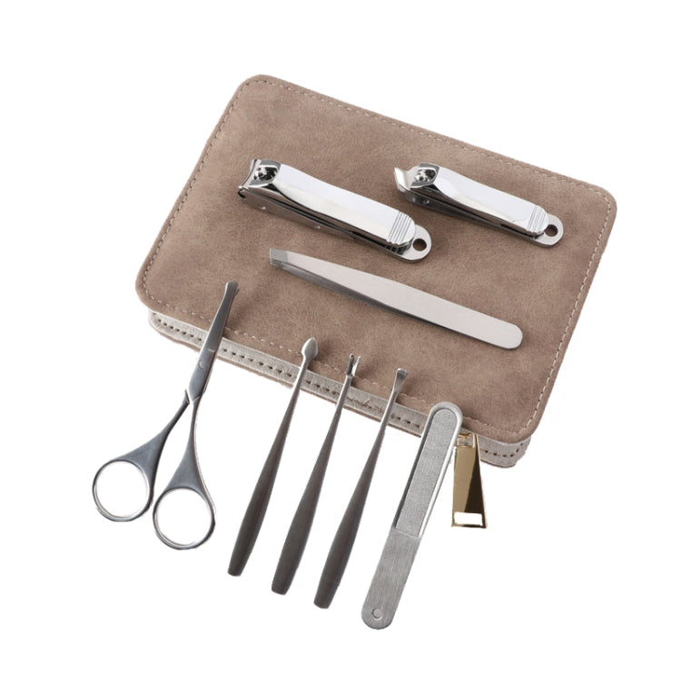 8 In 1 Nail Shear Manicure Tools Stainless Steel Nail Clippers Ordinary Nose Hair Clipper, Eagle Nose Pliers, Ordinary, Eagle Nose Pliers Nose Hair Clipper, Ordinary Nose Hair Clipper