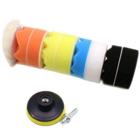 11 In 1 3-7 Inch Car Polishing and Waxing Sponge Plate Sponge Pad Set