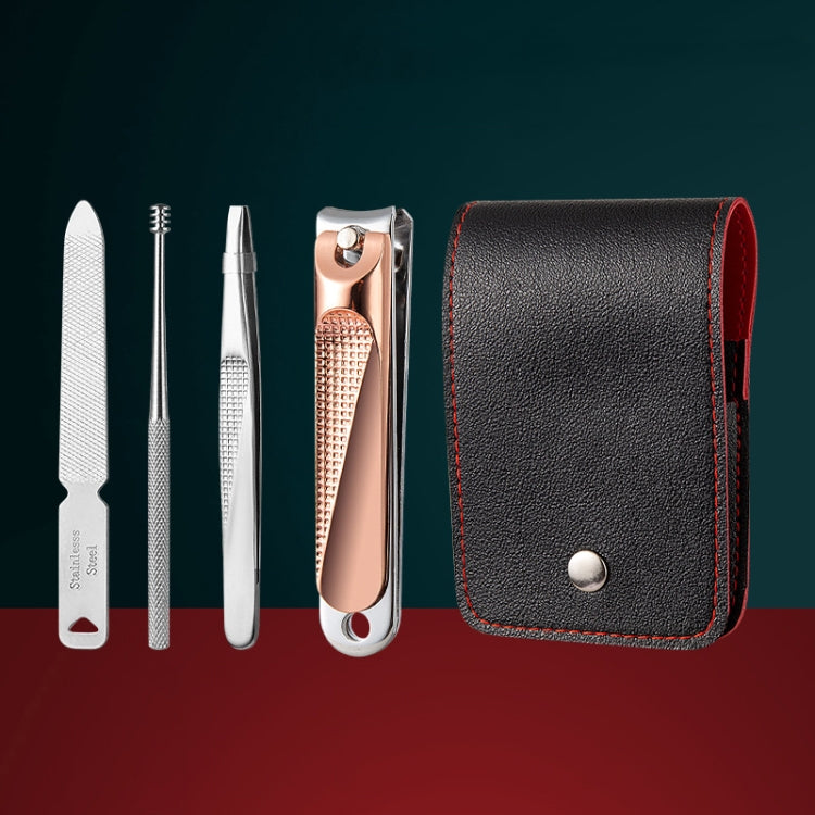 5pcs /Set Nail Scissors Portable Manicure Tool, Style:, Classic (Silver), Classic (Black), Classic (Rose Gold), Classic (Beige), Anti-splash (Black), Anti-splash (Silver), Anti-splash (Rose Gold), Anti-splash (Beige)������������������������������������...