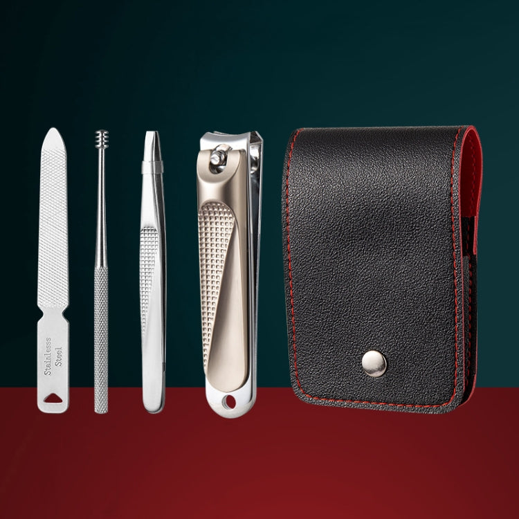 5pcs /Set Nail Scissors Portable Manicure Tool, Style:, Classic (Silver), Classic (Black), Classic (Rose Gold), Classic (Beige), Anti-splash (Black), Anti-splash (Silver), Anti-splash (Rose Gold), Anti-splash (Beige)������������������������������������...