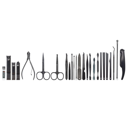 25 PCS / Set Nail Clippers Home Pedicure And Nail Care Tools