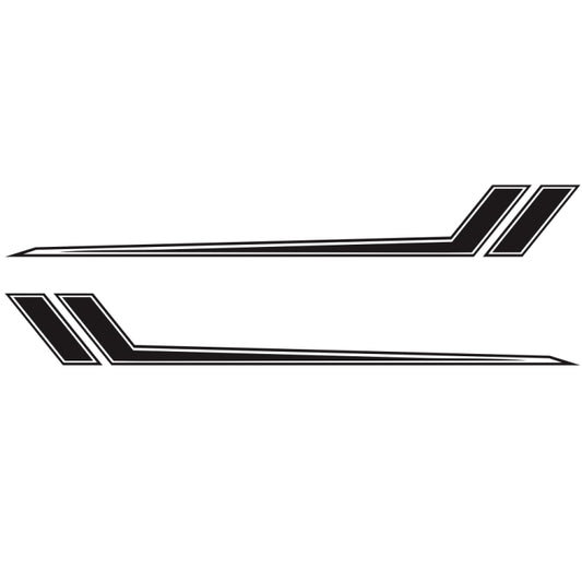 D-716 Car Striped Vinyl Body Stickers Personalized Modification Car Sticker