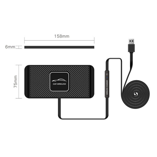 C1 15W Car Anti-Skid Mats Wireless Charger