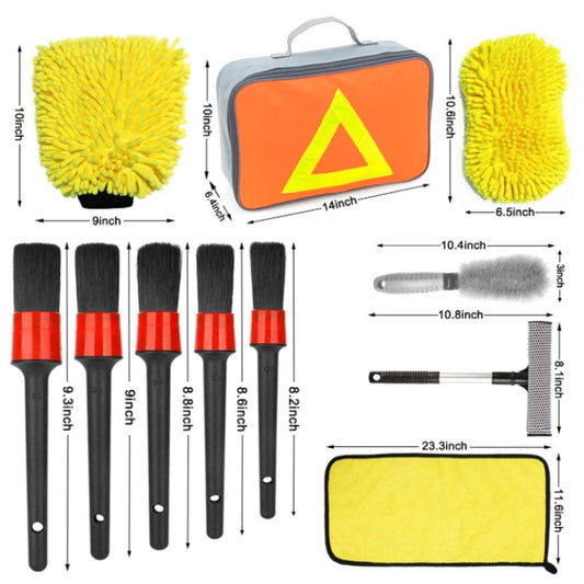 Soft Detail Brush Waterproof Car Wash Gloves