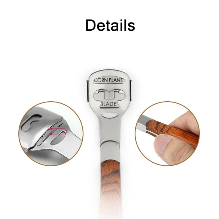 Pedicure Knife For Dead Skin Calluses Tool Set, Specification:, Colorful Wooden Iron Box, Stainless Steel Iron Box