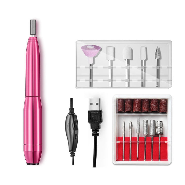 Aluminum Alloy Nail Grinding Machine USB Electric Nail Polish Remover, Nail Polish Remover(Rose Pink), Nail Polish Remover(Silver), Nail Polish Remover(Gold)