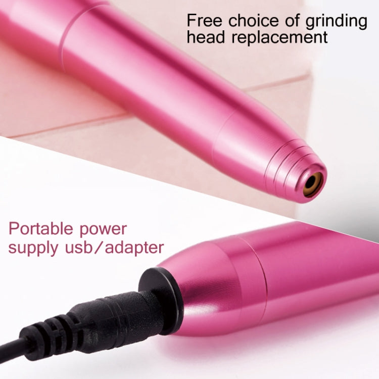 Aluminum Alloy Nail Grinding Machine USB Electric Nail Polish Remover, Nail Polish Remover(Rose Pink), Nail Polish Remover(Silver), Nail Polish Remover(Gold)