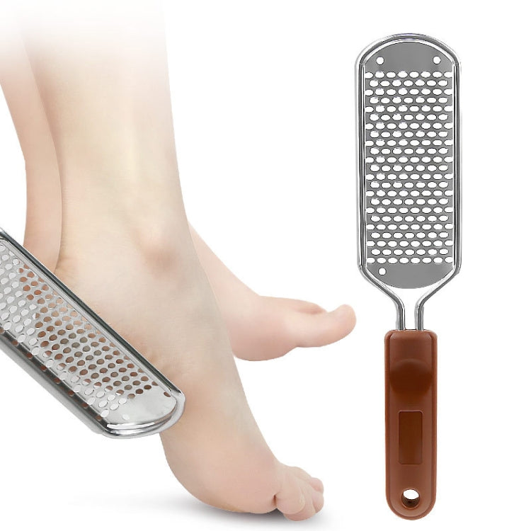Stainless Steel Exfoliating Pedicure Grinding And Rubbing Machine, Style:, Big Hole Smiles (Black), Small Hole Square Hole (Black), Big Hole Smiles (Brown), Small Hole Square Hole (Brown)
